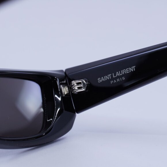 🕶️ New Saint Laurent SL553 001 Sunglasses - Black Frame, Black Lenses - Picture 9 of 14